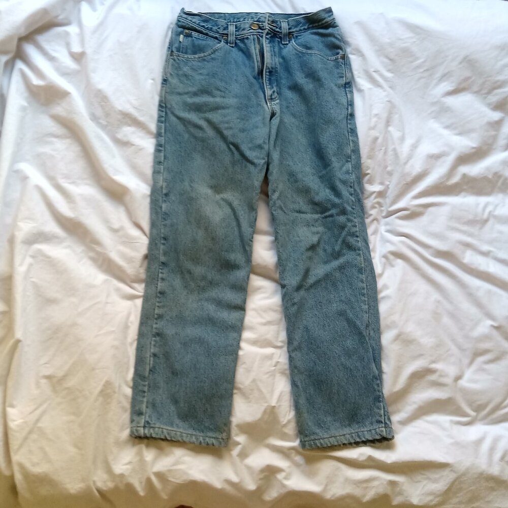 L.L. Bean Men's Flannel Lined Jeans 30x30 Double L Classic Fit
